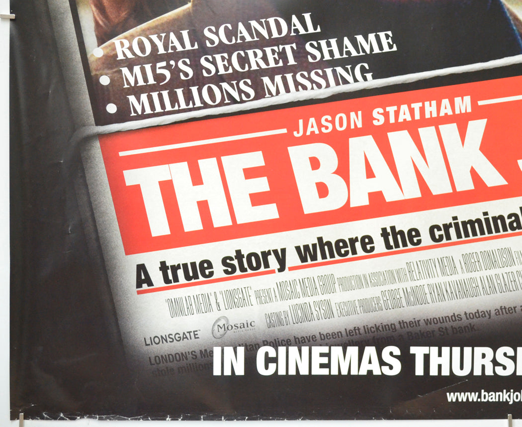 THE BANK JOB (Bottom Left) Cinema Quad Movie Poster 