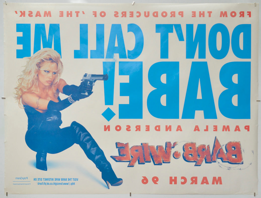 Barb Wire (Back) Cinema Quad Movie Poster 