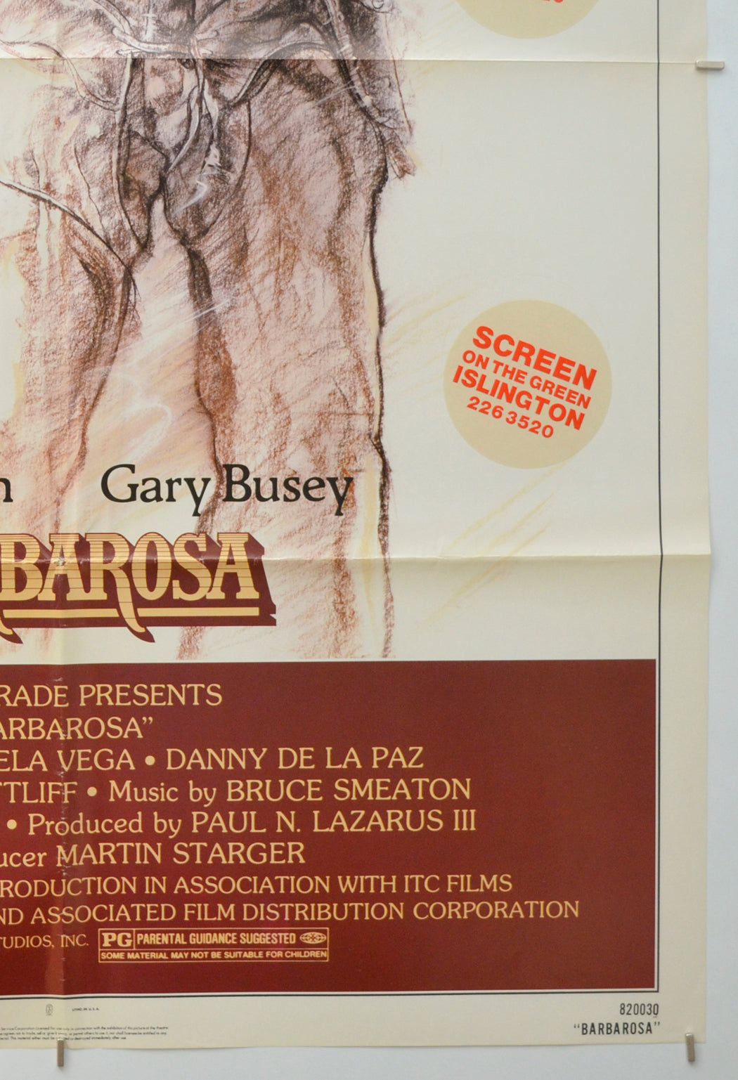 BARBAROSA (Bottom Right) Cinema One Sheet Movie Poster 