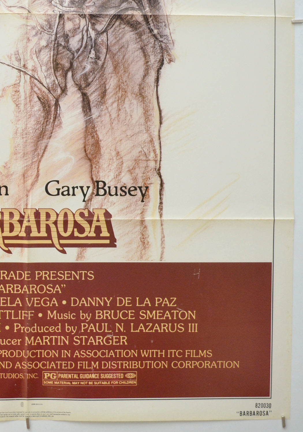 BARBAROSA (Bottom Right) Cinema One Sheet Movie Poster 