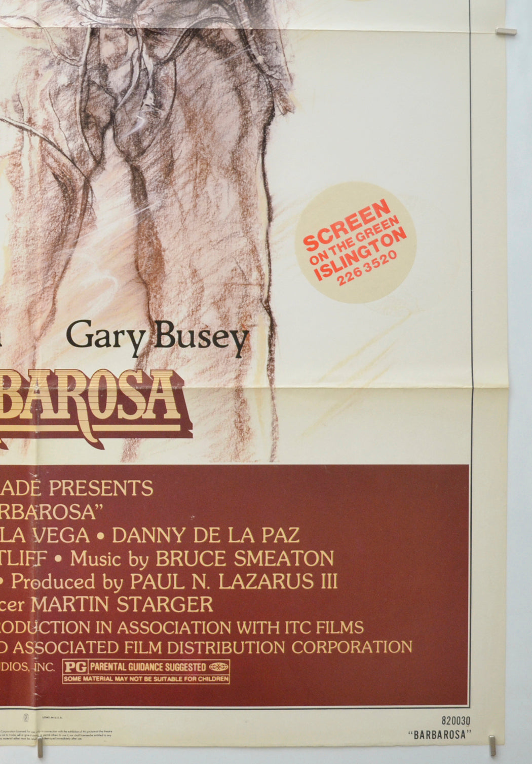 BARBAROSA (Bottom Right) Cinema One Sheet Movie Poster 