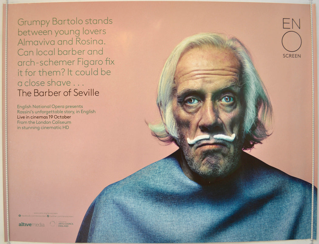 The Barber Of Seville  (English National Opera)  Original Quad Poster - Film Poster - Movie Poster 