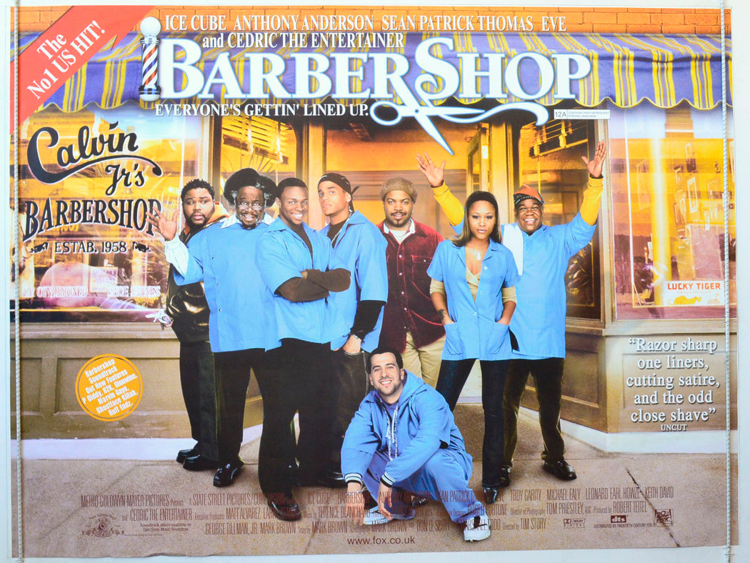 Barbershop Original British Quad Poster - Movie Poster