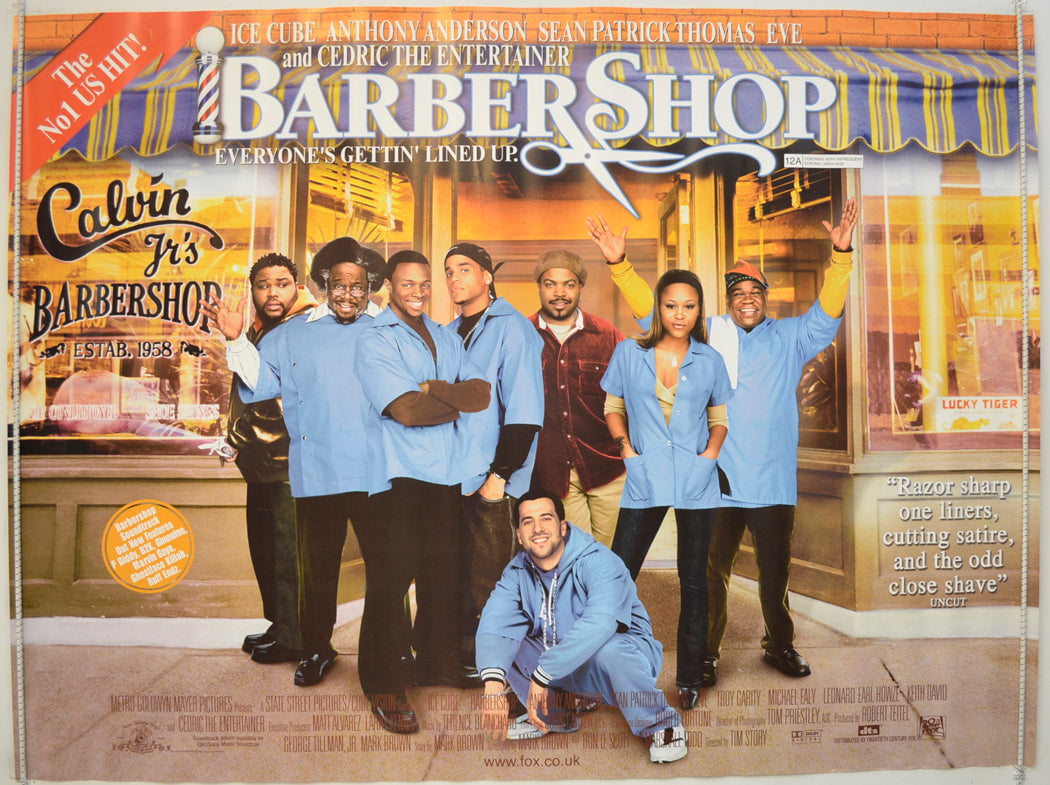 Barbershop  Original Quad Poster - Film Poster - Movie Poster 