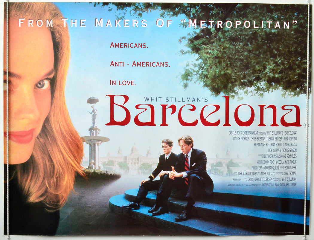 Barcelona Original British Quad Poster - Movie Poster