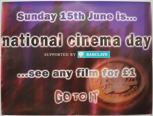 Barclays (1997 Advertising Poster – National Cinema Day) Original Quad Poster - Film Poster - Movie Poster