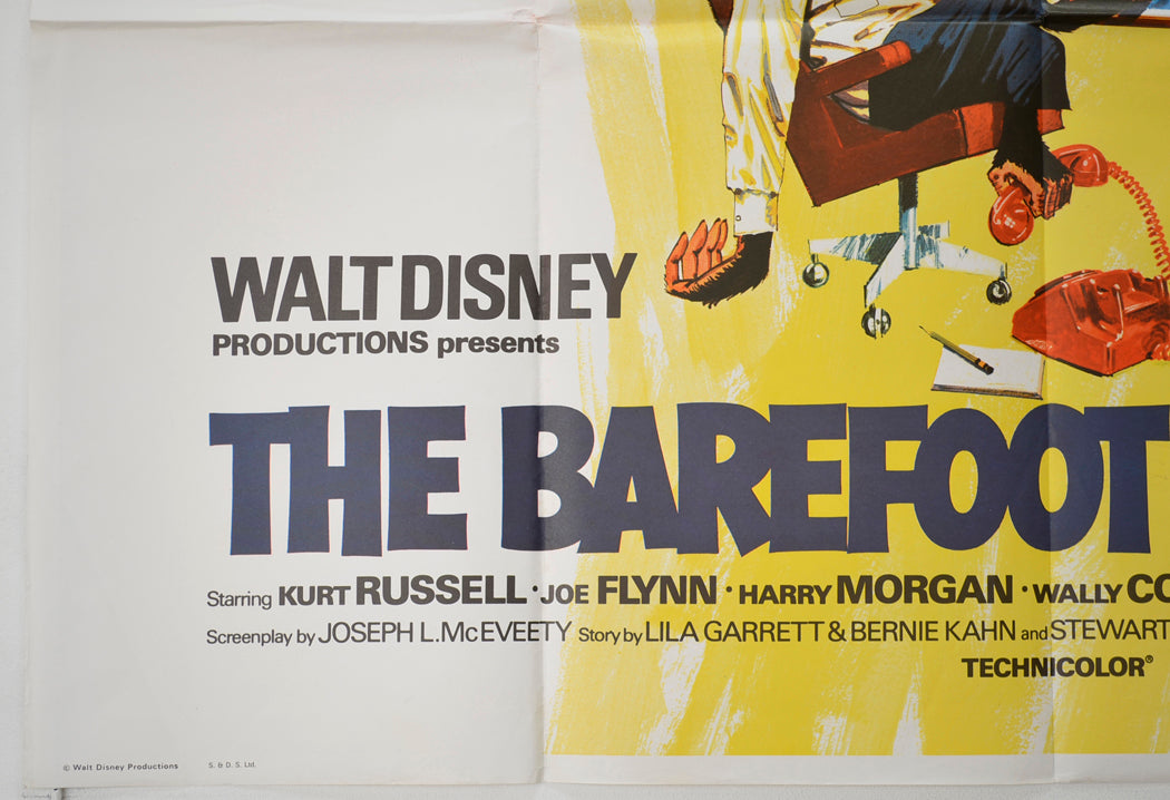 THE BAREFOOT EXECUTIVE (Bottom Left) Cinema Quad Movie Poster 