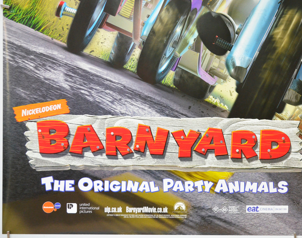 BARNYARD (Bottom Left) Cinema Quad Movie Poster 