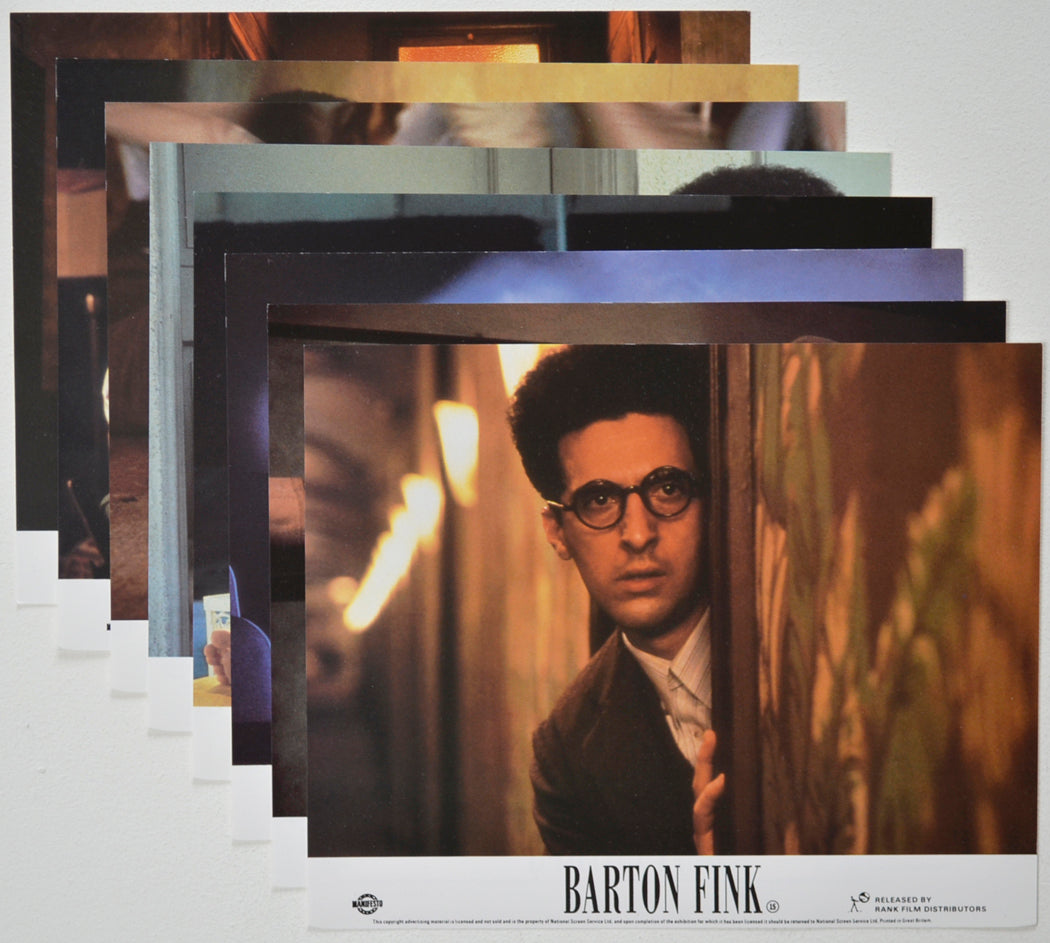 BARTON FINK (Full View) Cinema Set of Colour FOH Stills / Lobby Cards  