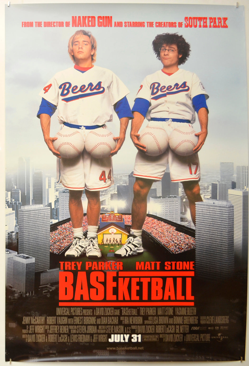 Baseketball Original One Sheet Poster - Film Poster - Movie Poster