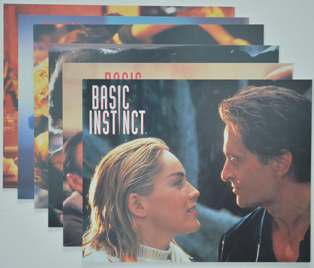 BASIC INSTINCT (Full View) Cinema Set of Colour FOH Stills / Lobby Cards  