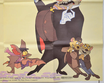 BASIL THE GREAT MOUSE DETECTIVE (Bottom Right) Cinema Quad Movie Poster 