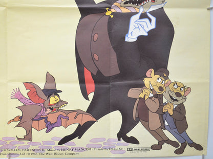 BASIL THE GREAT MOUSE DETECTIVE (Bottom Right) Cinema Quad Movie Poster 