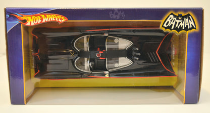 BATMAN 1966 TV SERIES BATMOBILE Hot Wheels 1:18 scale (BOX TOP View)  