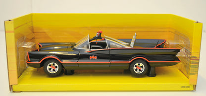 BATMAN 1966 TV SERIES BATMOBILE Hot Wheels 1:18 scale (SIDE 1 View)  