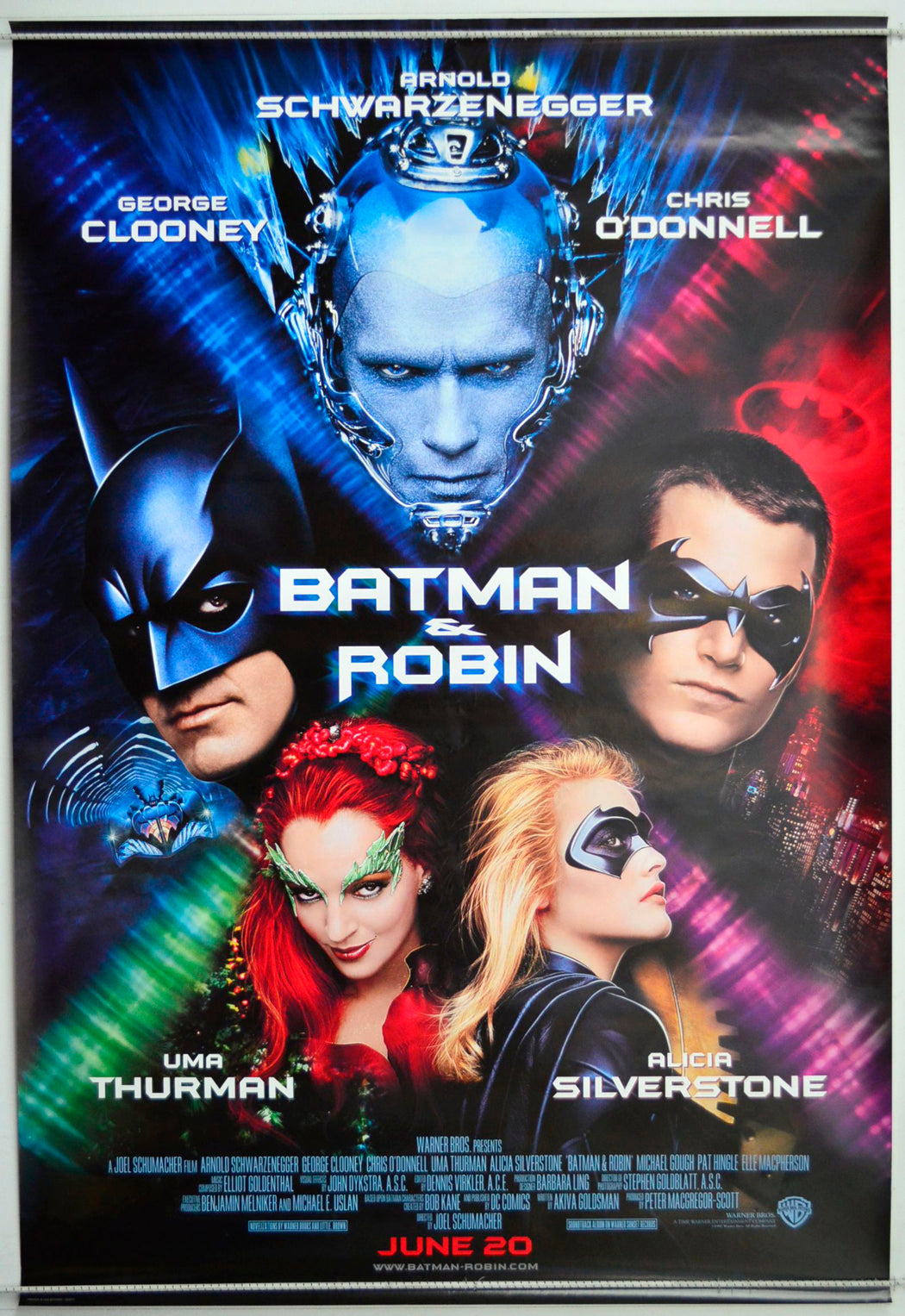 Batman And Robin  (Teaser / Advance Version)   Original One Sheet Poster - Movie Poster