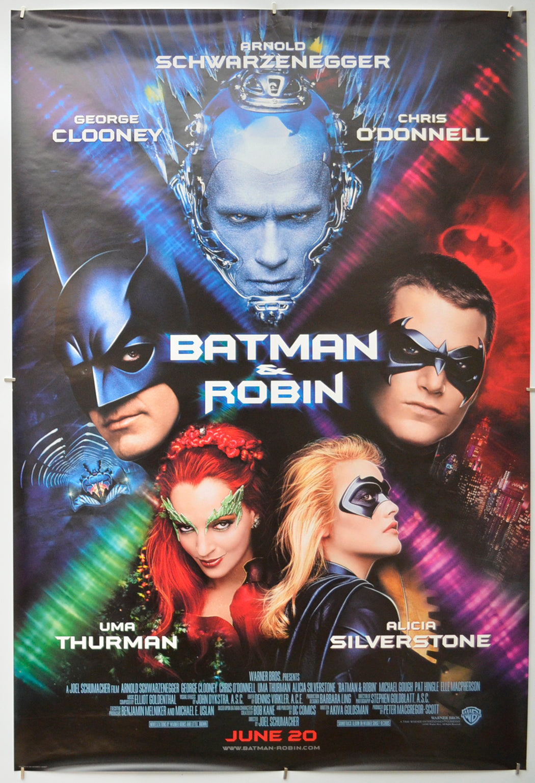 Batman And Robin (Teaser / Advance Version) Original One Sheet Poster - Film Poster - Movie Poster