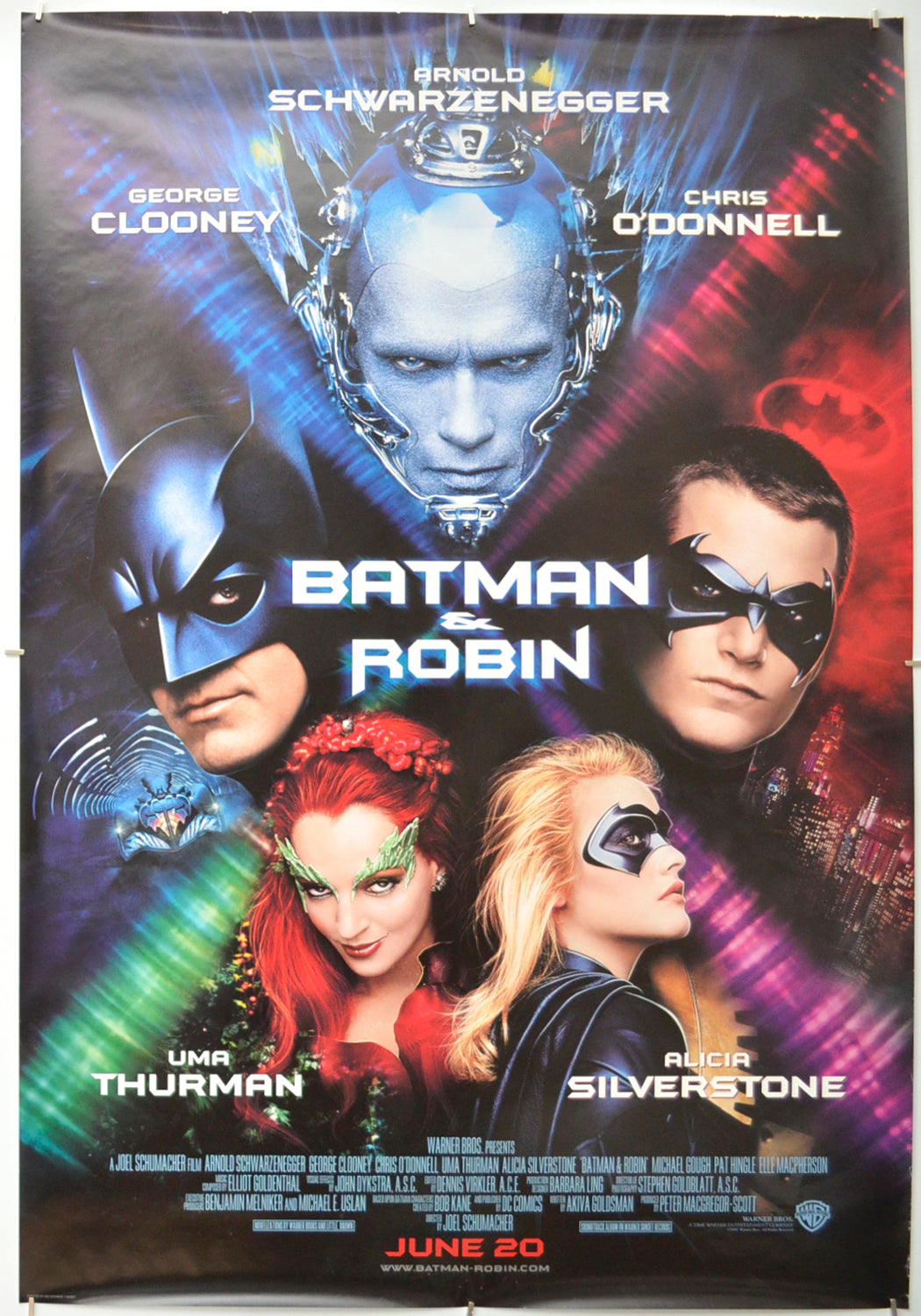 Batman And Robin (Teaser / Advance Version) Original One Sheet Poster - Film Poster - Movie Poster