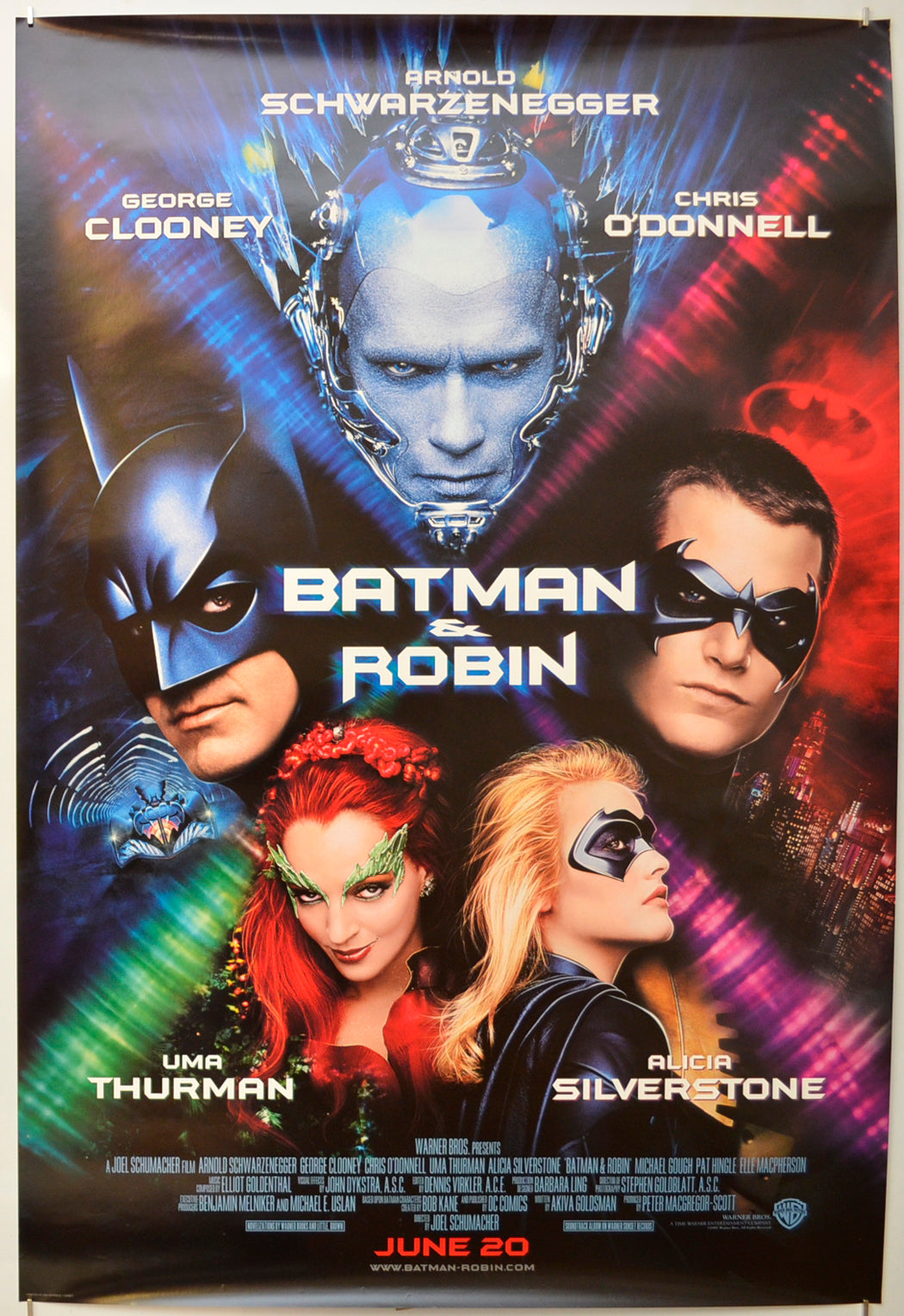 Batman And Robin  (Teaser / Advance Version) Original One Sheet Poster - Film Poster - Movie Poster  