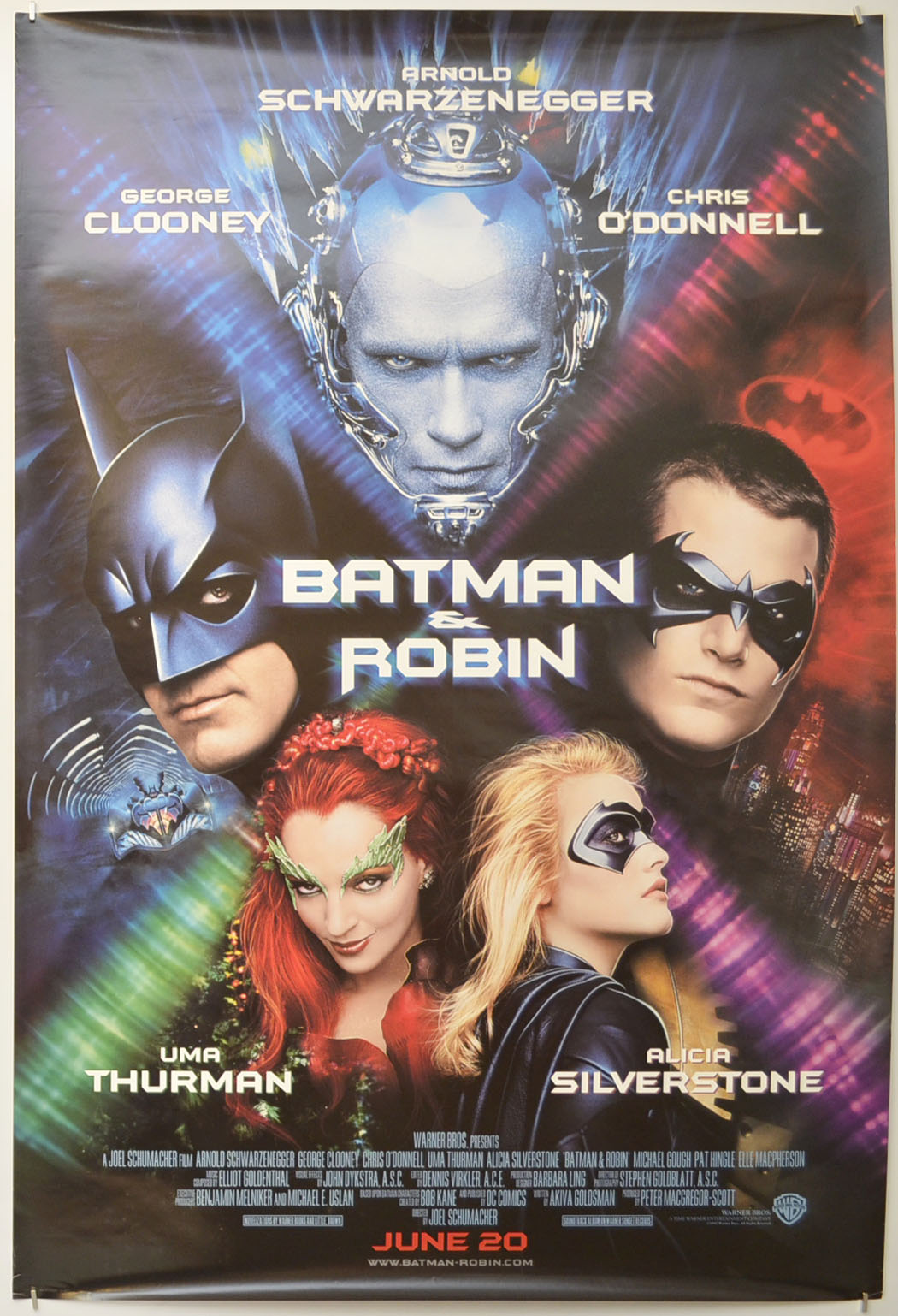 Batman And Robin (Teaser / Advance Version) Original One Sheet Poster - Film Poster - Movie Poster