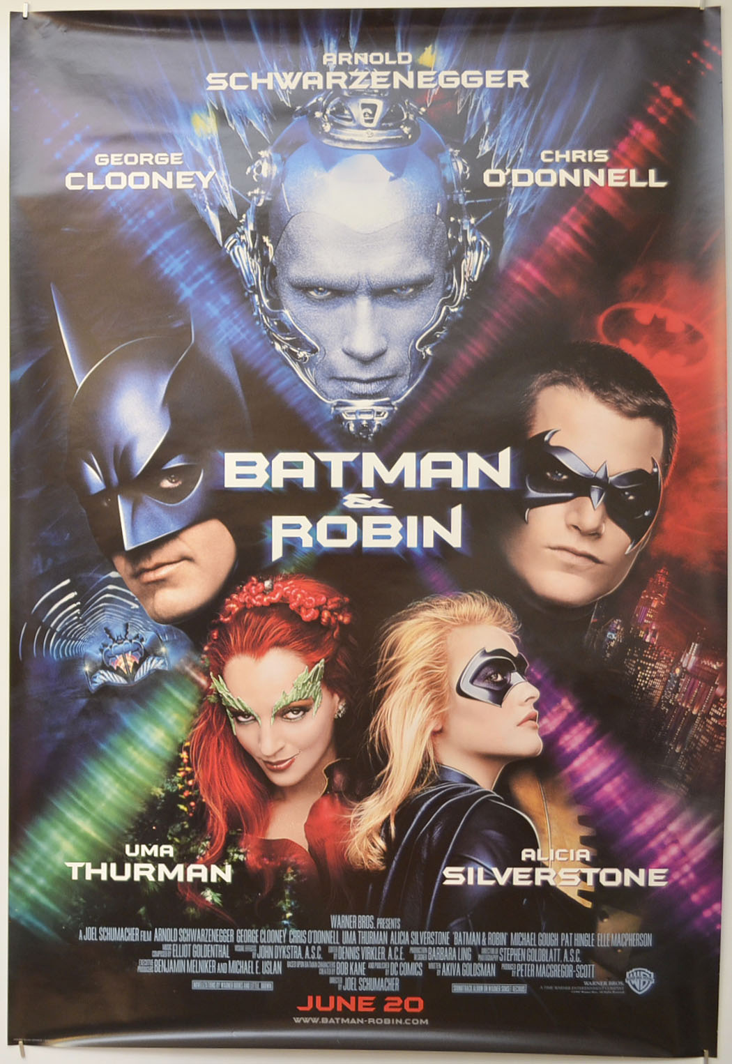 Batman And Robin (Teaser / Advance Version) Original One Sheet Poster - Film Poster - Movie Poster