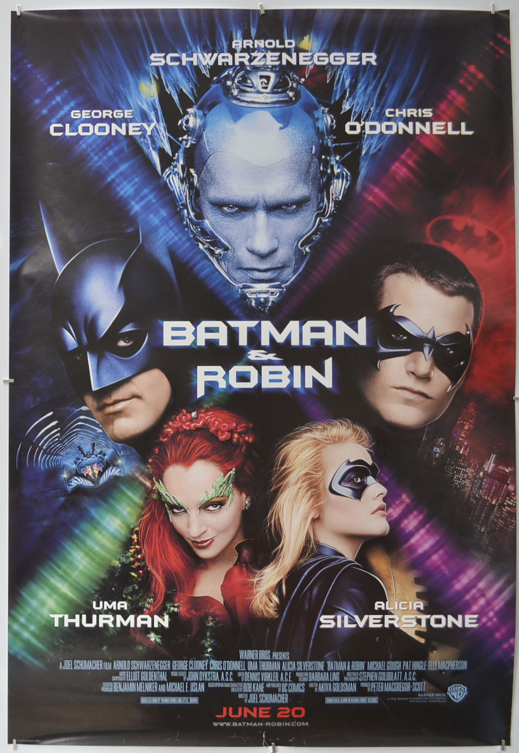 Batman And Robin (Teaser / Advance Version) Original One Sheet Poster - Film Poster - Movie Poster