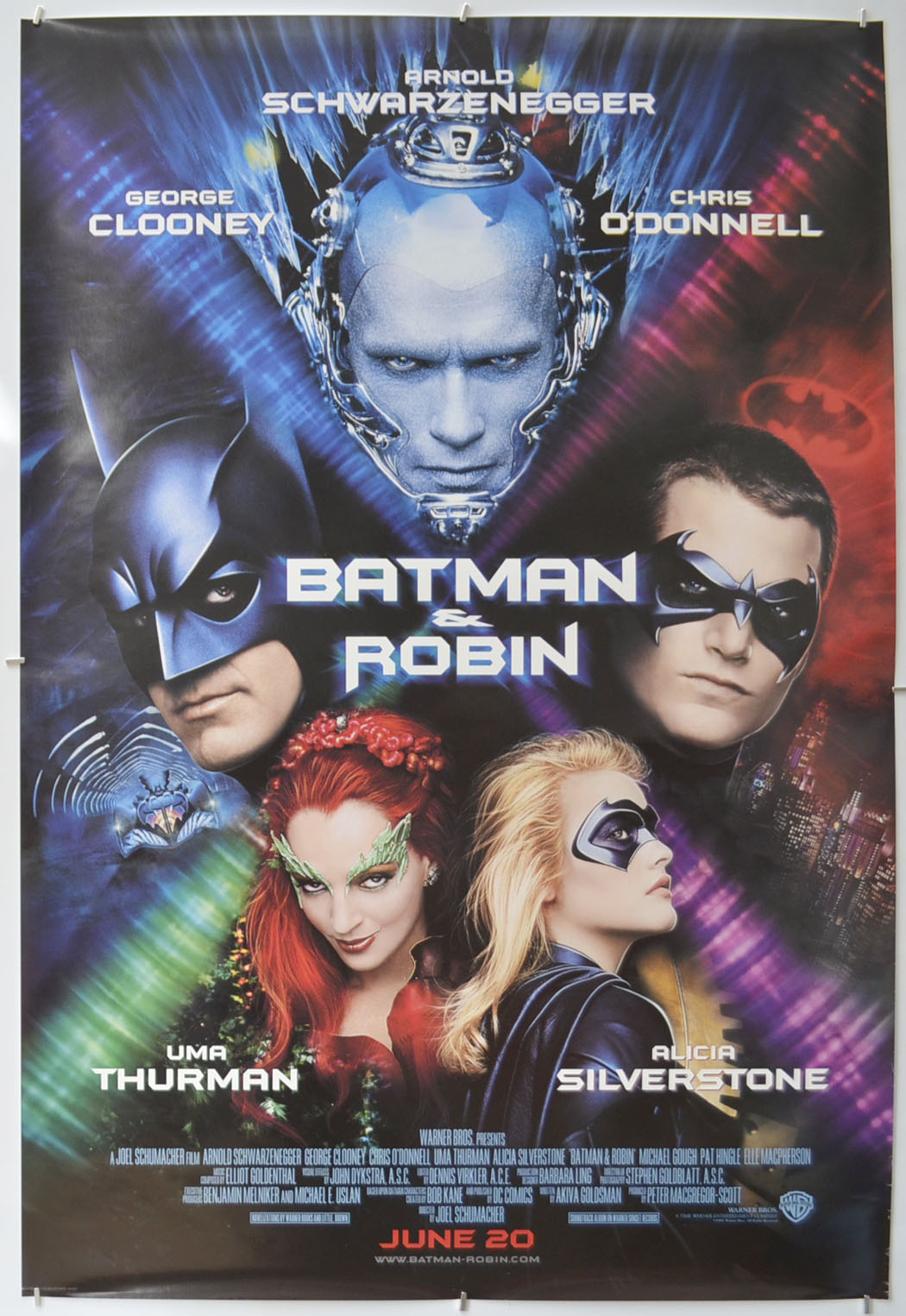 Batman And Robin (Teaser / Advance Version) Original One Sheet Poster - Film Poster - Movie Poster