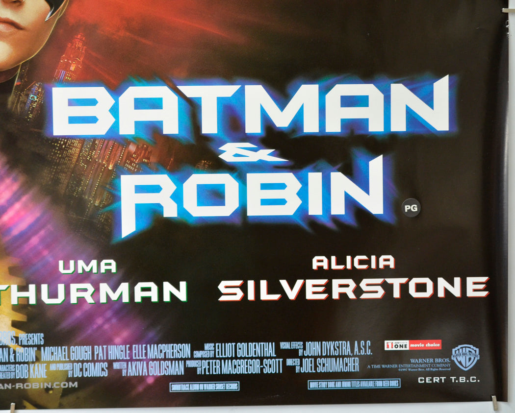 Batman And Robin (Bottom Right) Cinema Quad Movie Poster 