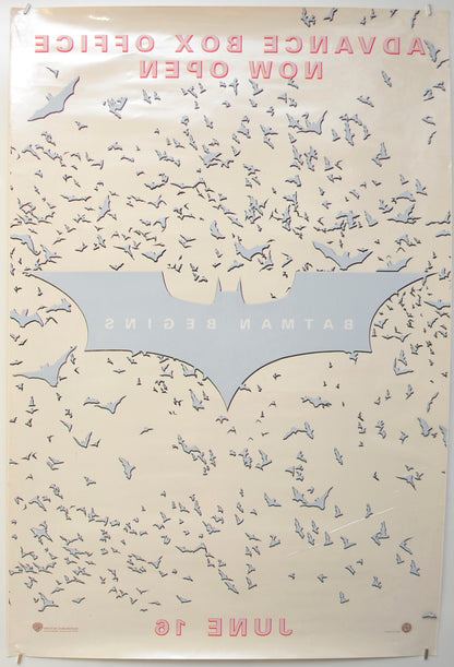 BATMAN BEGINS Cinema Window Cling Poster (B) 