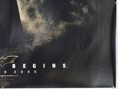 Batman Begins (Bottom Right) Cinema Quad Movie Poster 