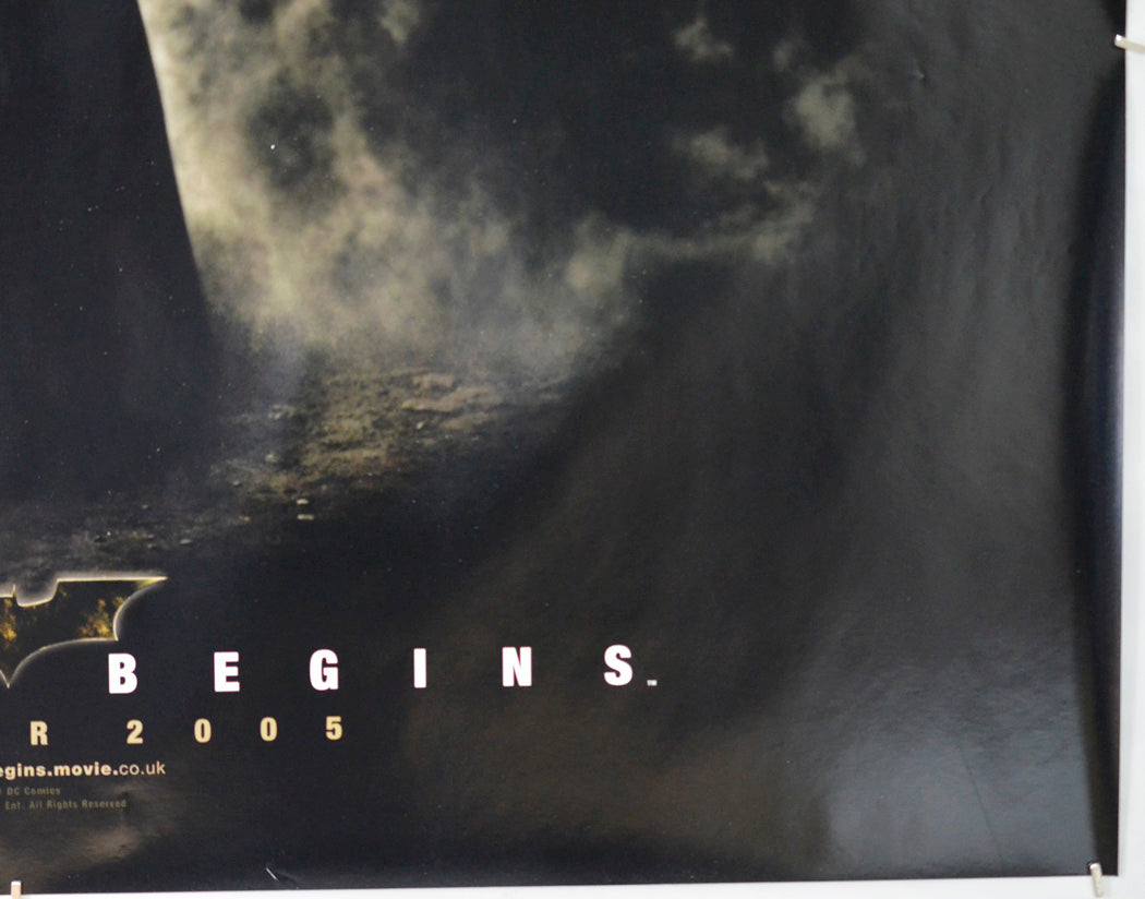 Batman Begins (Bottom Right) Cinema Quad Movie Poster 