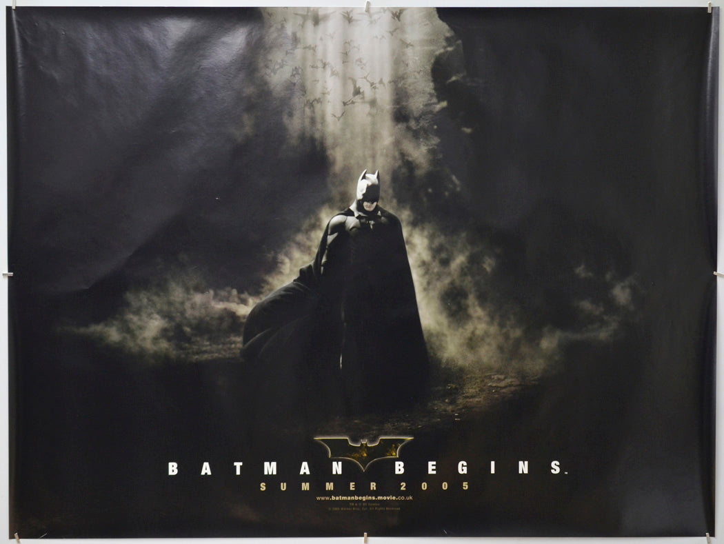 Batman Begins - Original Quad Poster - Film Poster - Movie Poster