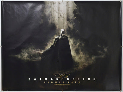 Batman Begins - Original Quad Poster - Film Poster - Movie Poster