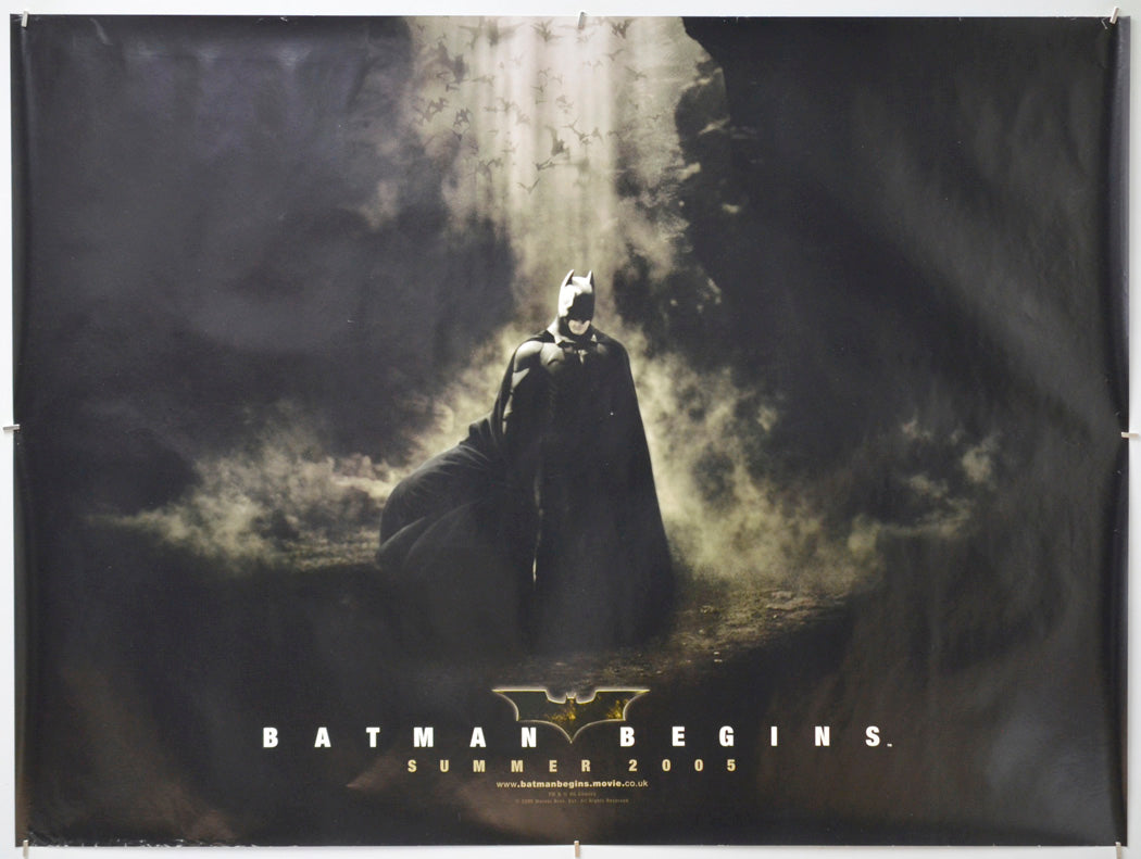 Batman Begins - Original Quad Poster - Film Poster - Movie Poster