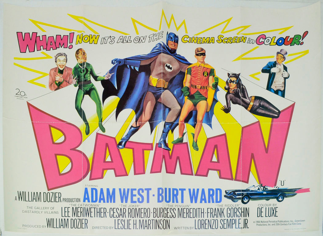 Batman   (circa 1980’s reproduction poster) Reproduction Poster 