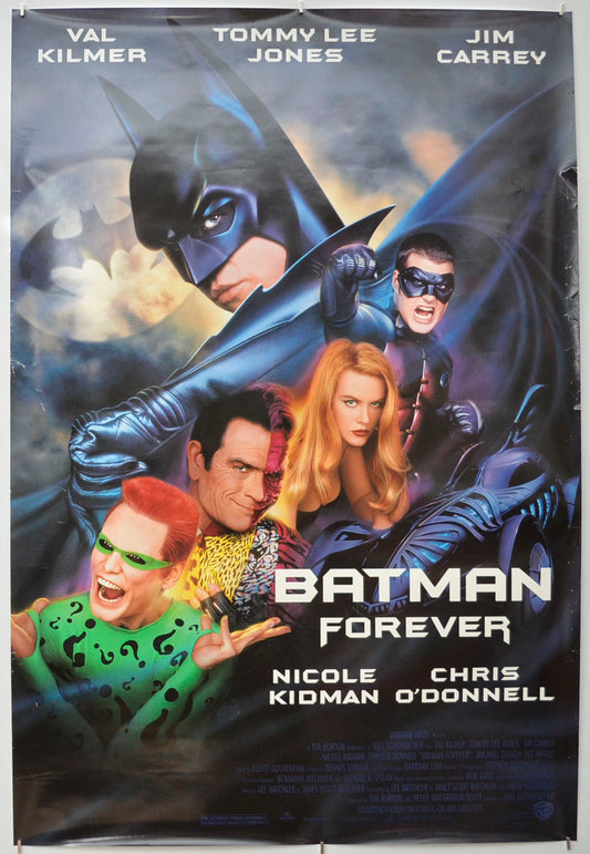 Batman Forever Original One Sheet Poster - Film Poster - Movie Poster