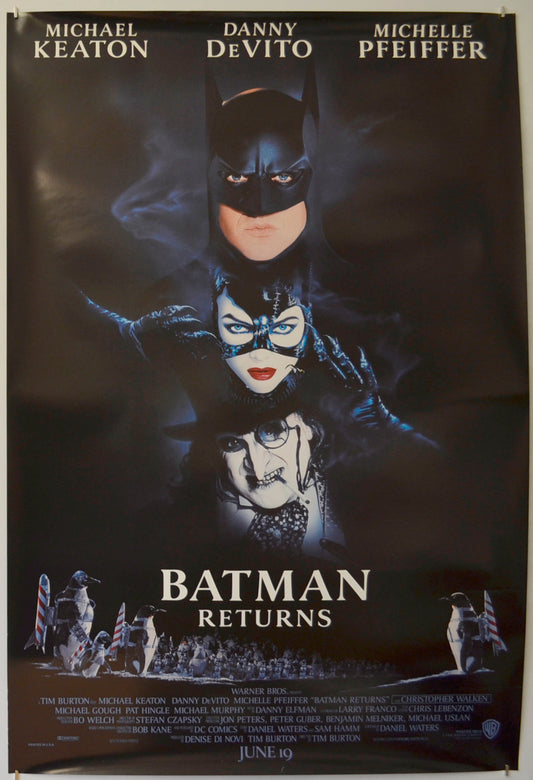 Batman Returns  Original One Sheet Poster - Film Poster - Movie Poster