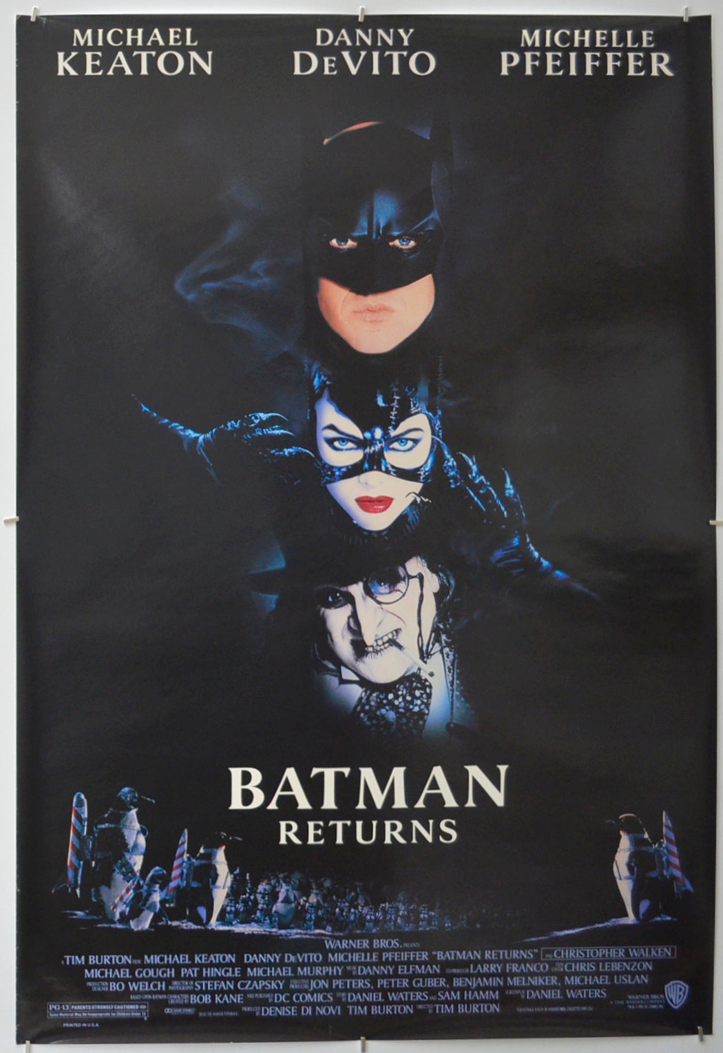 Batman Returns Original One Sheet Poster - Film Poster - Movie Poster