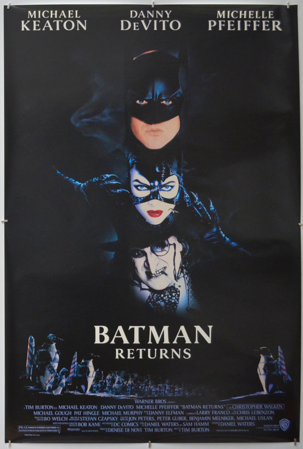 Batman Returns Original One Sheet Poster - Film Poster - Movie Poster