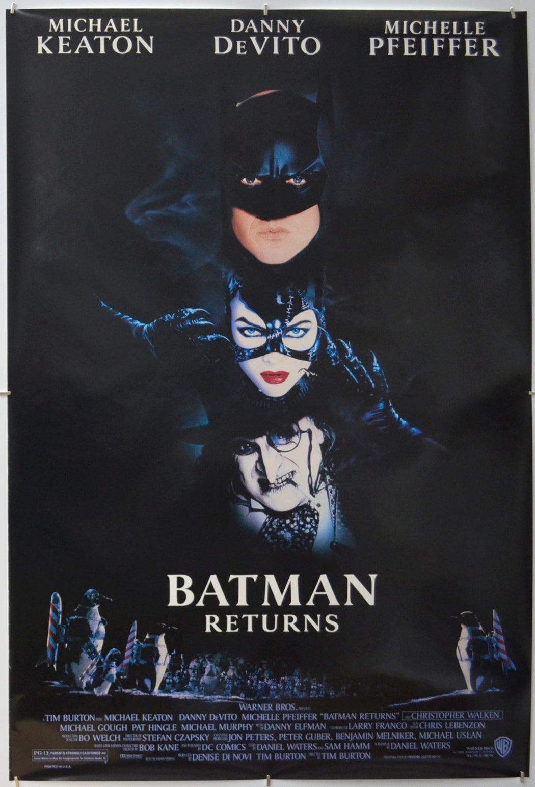 Batman Returns Original One Sheet Poster - Film Poster - Movie Poster