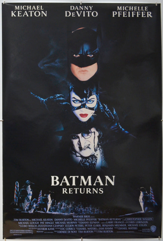 Batman Returns Original One Sheet Poster - Film Poster - Movie Poster