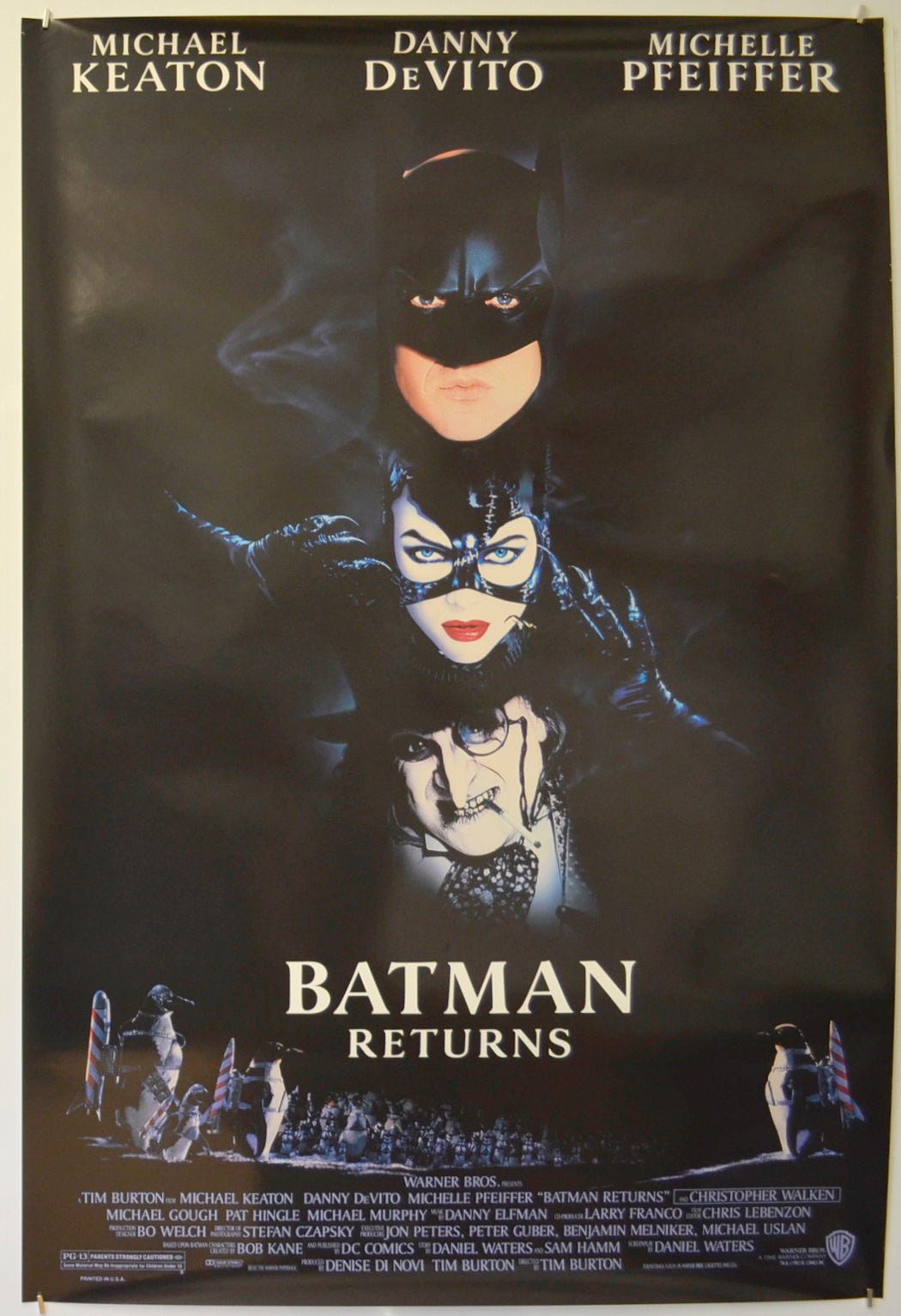 Batman Returns  Original One Sheet Poster - Film Poster - Movie Poster