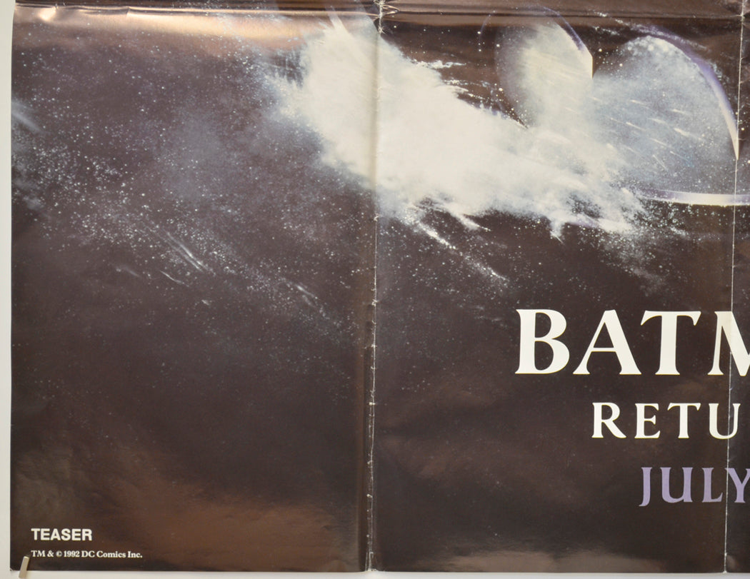 BATMAN RETURNS (Bottom Left) Cinema Quad Movie Poster 