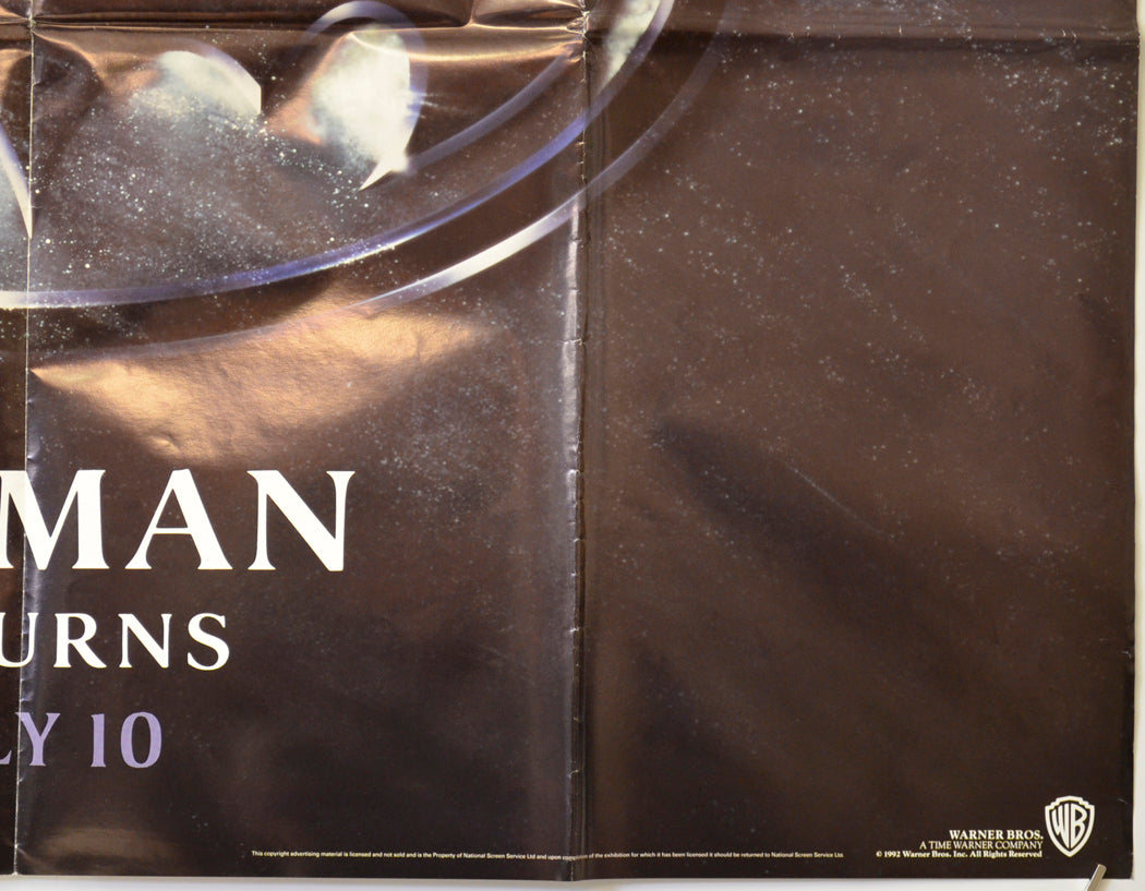 BATMAN RETURNS (Bottom Right) Cinema Quad Movie Poster 