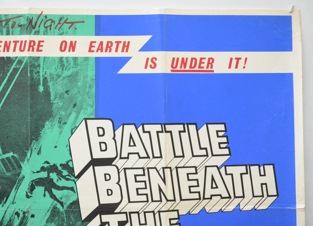 BATTLE BENEATH THE EARTH (Top Right) Cinema Quad Movie Poster 