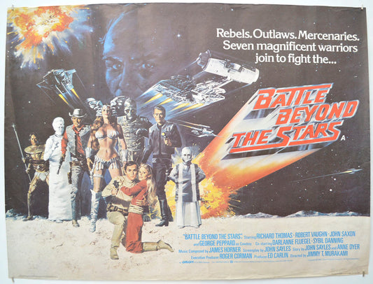 Battle Beyond The Stars Original Quad Poster - Film Poster - Movie Poster