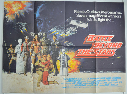 Battle Beyond The Stars  Original British Quad Poster - Film Poster - Movie Poster 