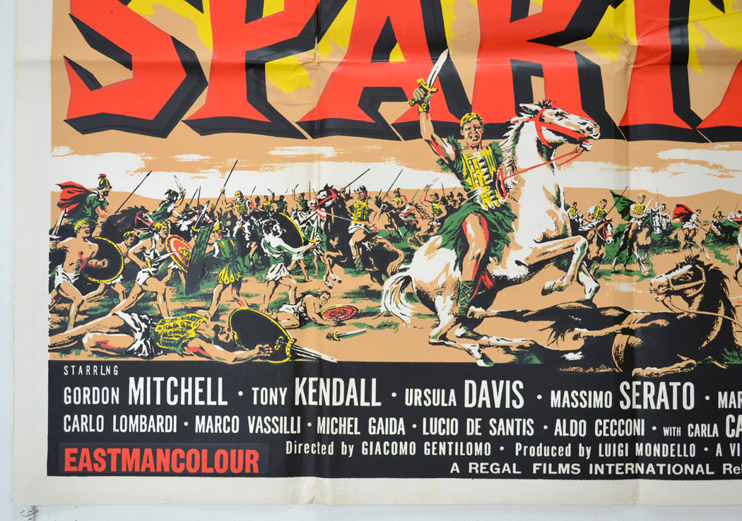 BATTLE OF THE SPARTANS (Bottom Left) Cinema Quad Movie Poster 