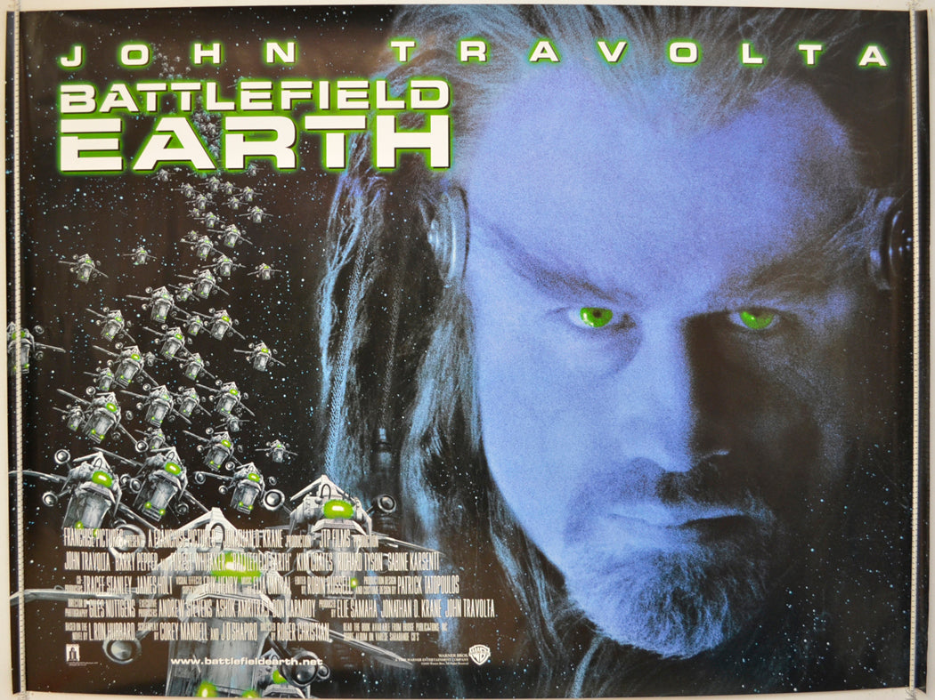 Battlefield Earth  Original Quad Poster - Film Poster - Movie Poster 