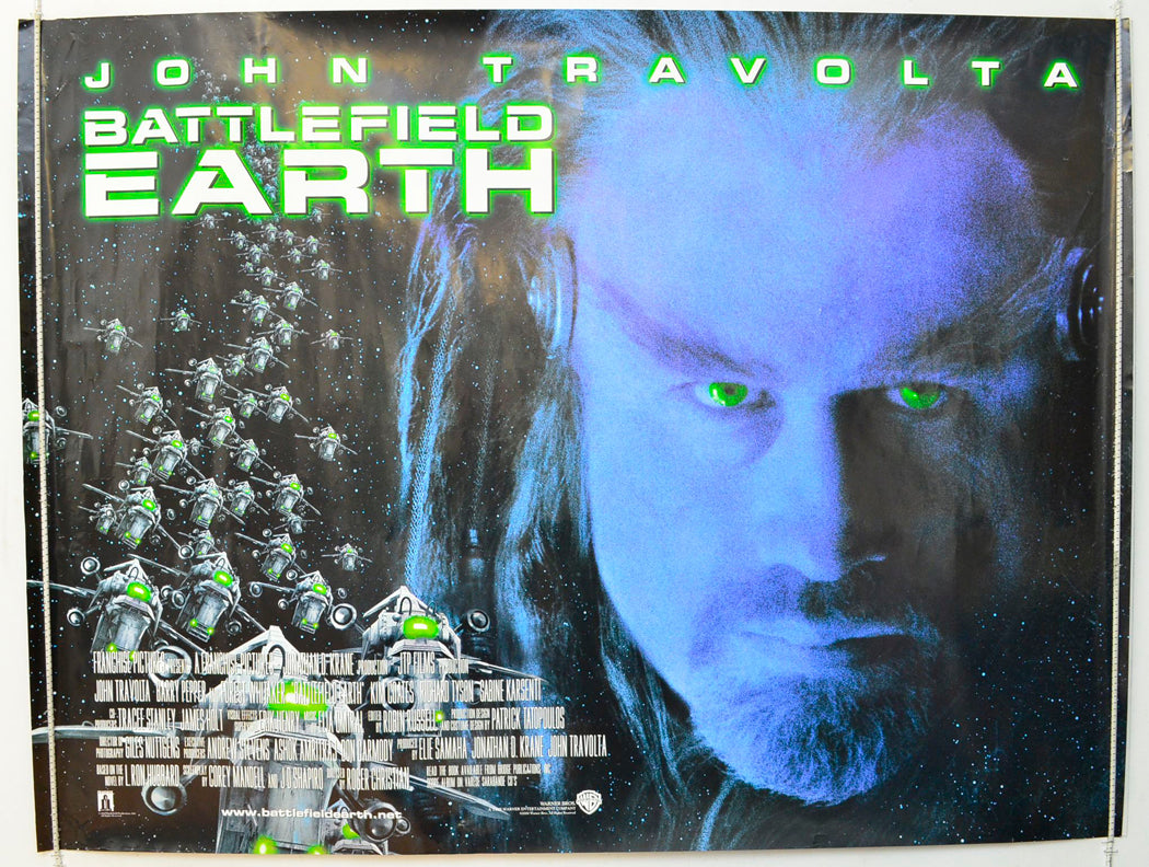 Battlefield Earth  Original British Quad Poster - Film Poster - Movie Poster